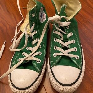 Green High Top Converse